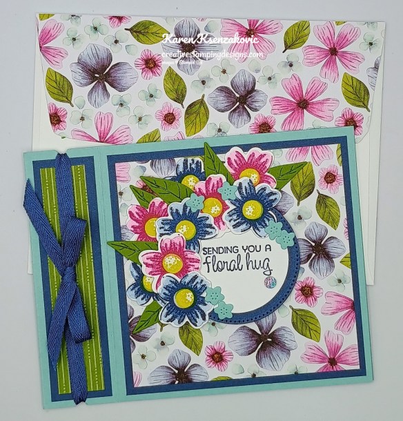 Stampin' Up! Impressions Abloom Fun Fold 7 creativestampingdesigns.com