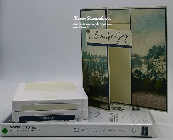 Stampin' Up! Notes & Totes Fun Fold 1 creativestampingdesigns.com