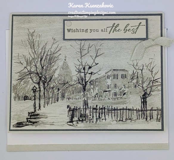 Stampin' Up! Sentimental Framing CAS 6 creativestampingdesigns.com