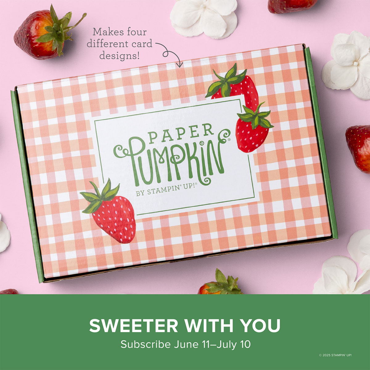 Stampin' Up! Cheers & Sips with Painted Stripes & Last Day To