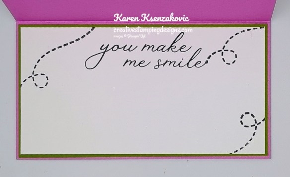 Stampin' Up! Bee My Valentine Fun Fold 4 creativestampingdesigns.com