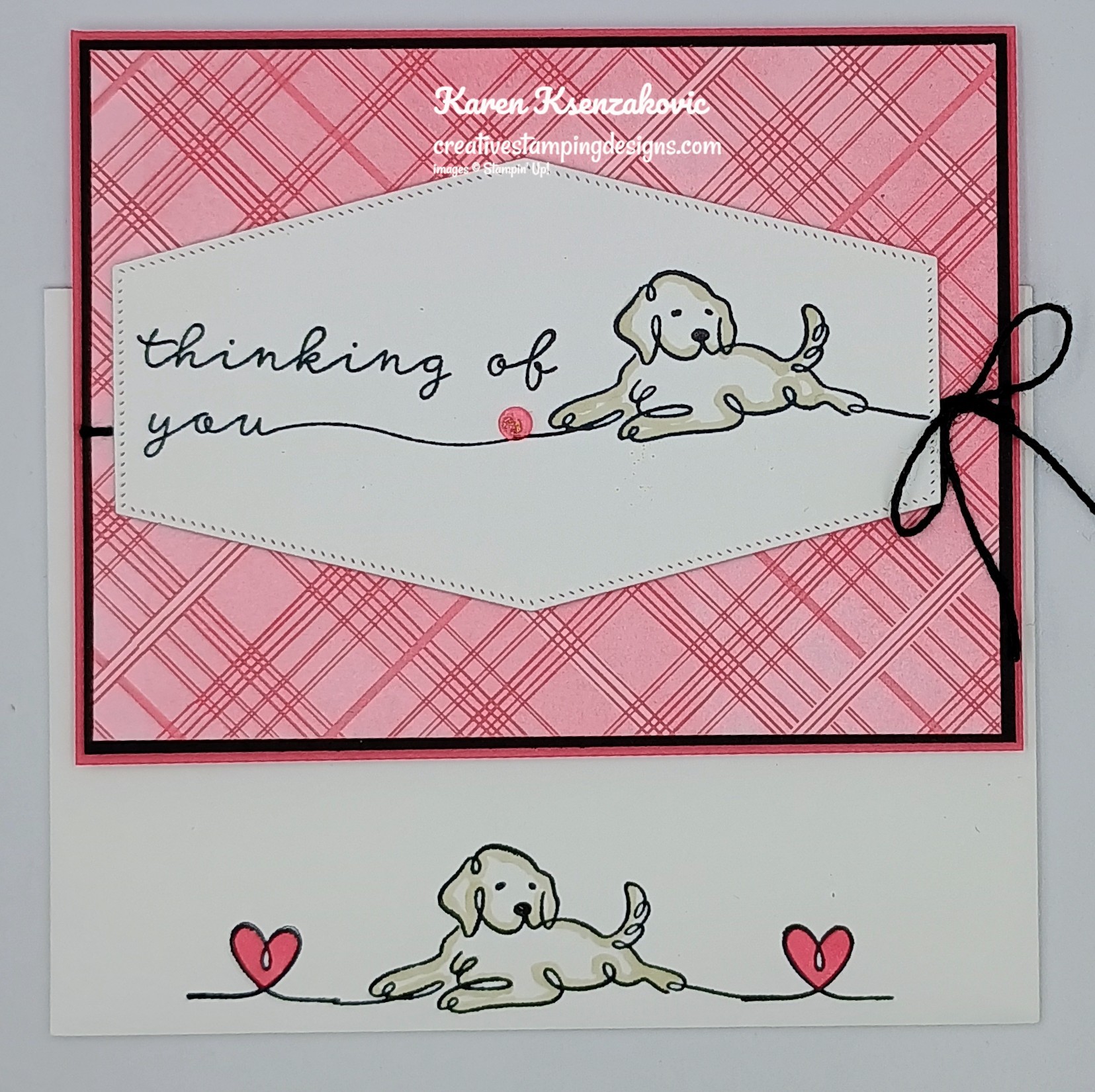 Stampin' Up! Blooming Phrases Along These Lines | Creative