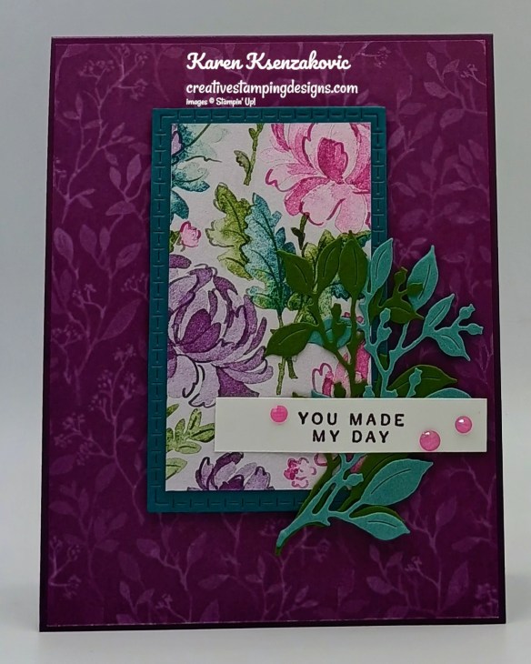Stampin' Up! Charming Day Framed 2 creativestampingdesigns.com