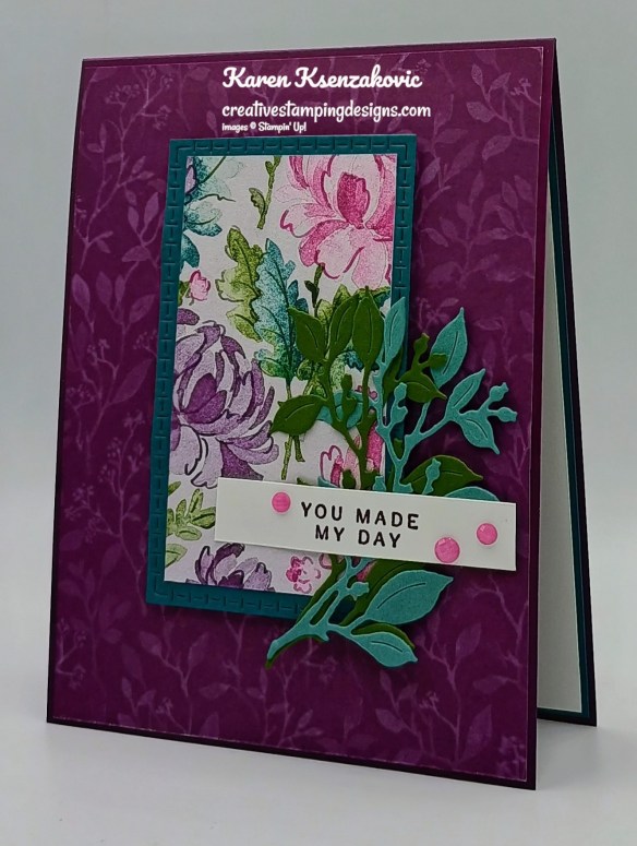 Stampin' Up! Charming Day Framed 4 creativestampingdesigns.com