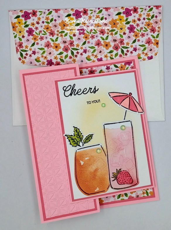 Stampin' Up! Cheers & Sips Fun Fold 9 creativestampingdesigns.com