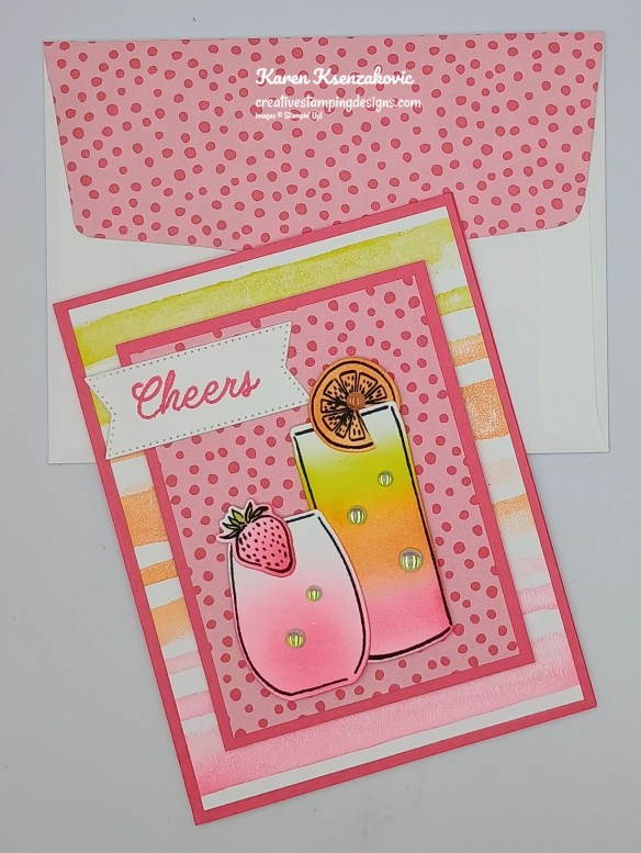 Stampin' Up! Cheers & Sips with Painted Stripes 7 creativestampingdesigns.com