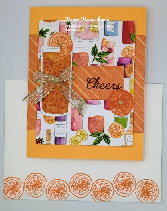 Stampin' Up! Cheers & Sips Orange 6 creativestampingdesigns.com