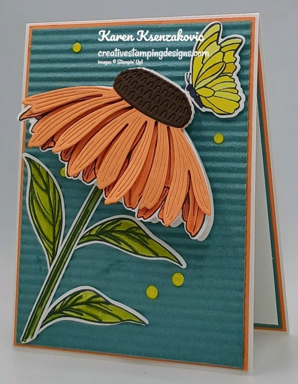 Stampin' Up1 Coneflower Celebrations Front Flap 5 creativestampingdesigns.com