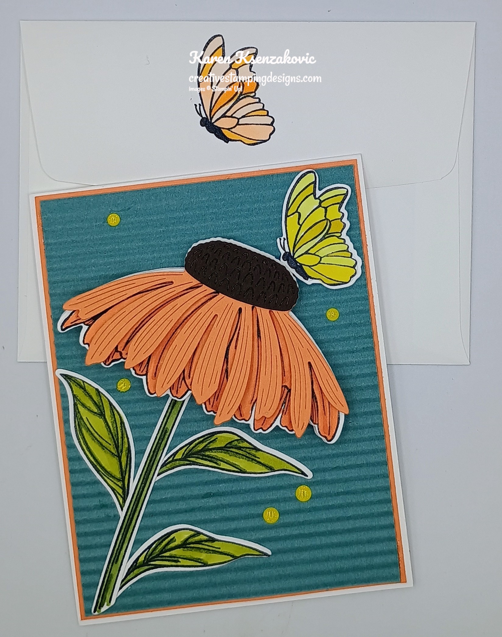 Stampin' Up! Coneflower Celebrations with Front Flap | Creative
