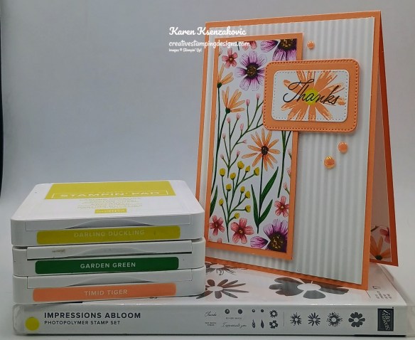 Stampin' Up! Impressions Abloom CAS 1 creativestampingdesigns.com