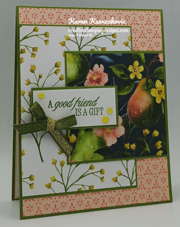 Stampin' Up! Perfectly Pears 4 creativestampingdesigns.com