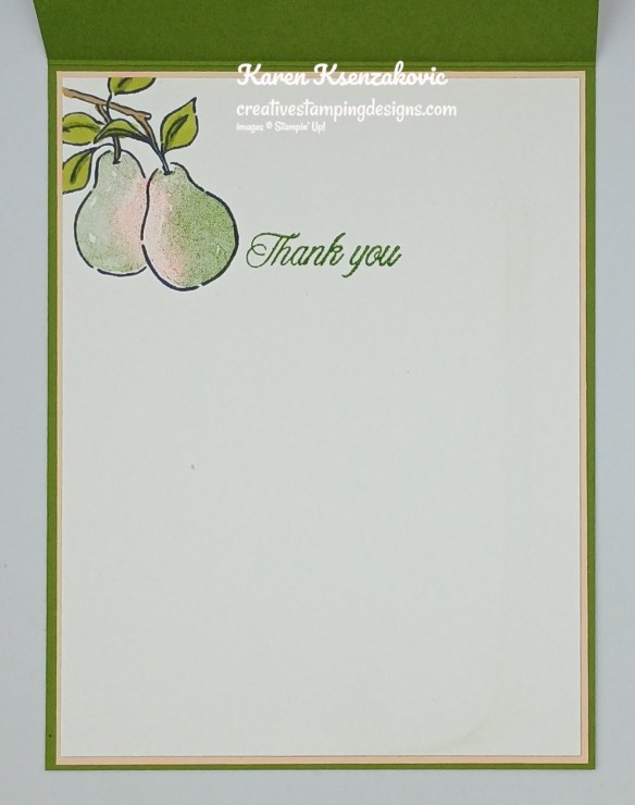 Stampin' Up! Perfectly Pears 5 creativestampingdesigns.com