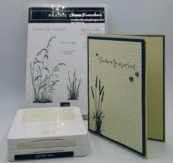 Stampin' Up! Prairie Grass CAS 1 creativestampingdesigns.com