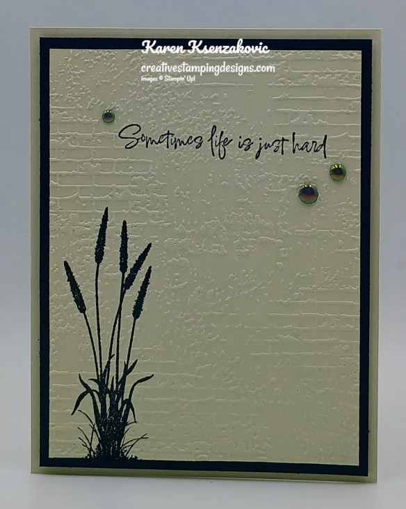 Stampin' Up! Prairie Grass CAS 2 creativestampingdesigns.com