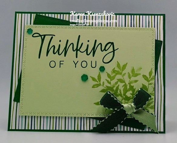Stampin' Up! With You in Mind CAS 2 creativestampingdesigns.com