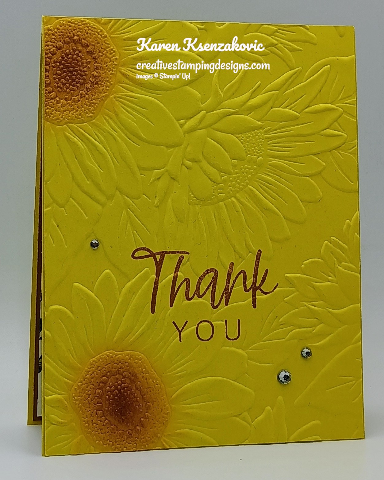 Stampin' Up! With You in Mind Sunflower | Creative Stamping