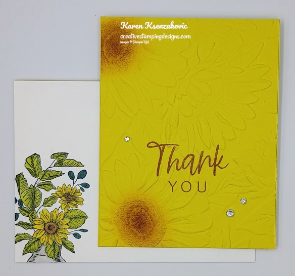Stampin' Up! With You in Mind Sunflower 6 creativestampingdesigns.com