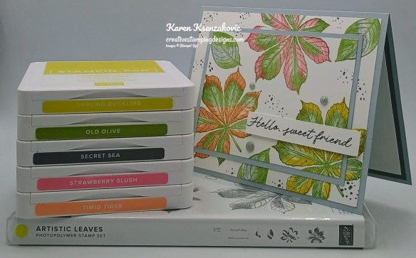 Stampin' Up! Artistic Leaves Double Time 1 creativestampingdesigns.com
