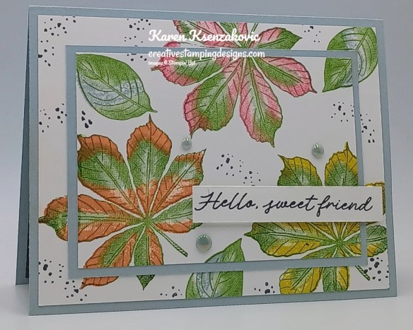 Stampin' Up! Artistic Leaves Double Time 3 creativestampingdesigns.com
