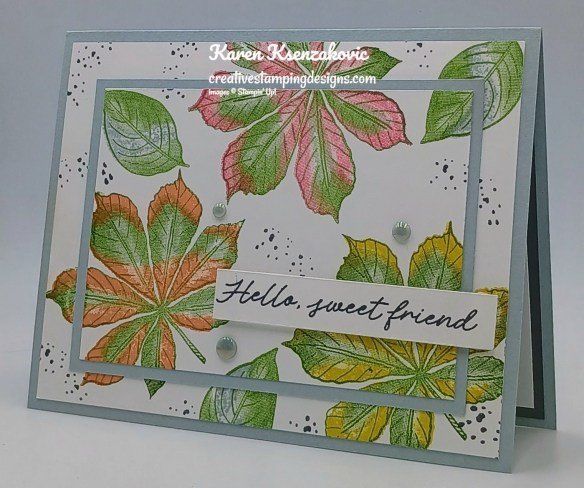 Stampin' Up! Artistic Leaves Double Time 4 creativestampingdesigns.com