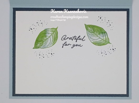 Stampin' Up! Artistic Leaves Double Time 6 creativestampingdesigns.com