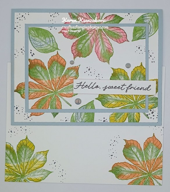 Stampin' Up! Artistic Leaves Double Time 6 creativestampingdesigns.com
