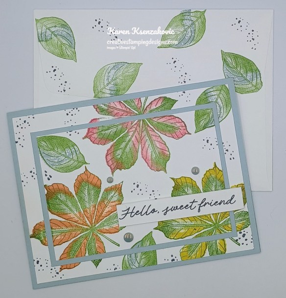 Stampin' Up! Artistic Leaves Double Time 7 creativestampingdesigns.com