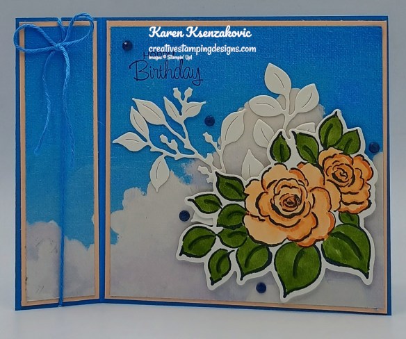 Stampin' Up! Charming Day Book Fold 2 creativestampingdesigns.com