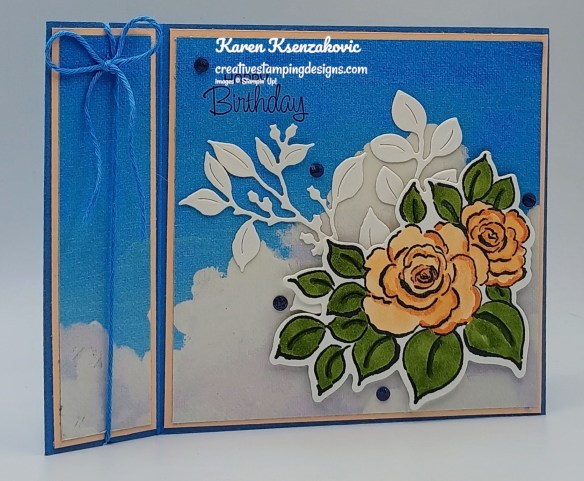 Stampin' Up! Charming Day Book Fold 4 creativestampingdesigns.com