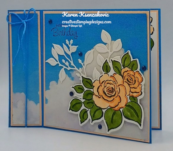 Stampin' Up! Charming Day Book Fold 3 creativestampingdesigns.com