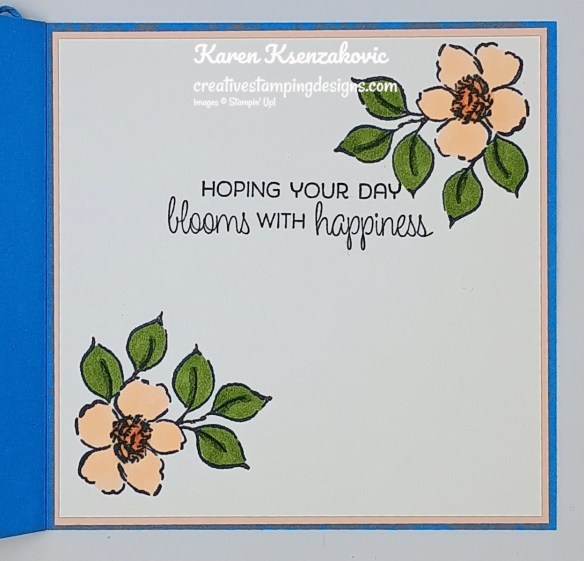 Stampin' Up! Charming Day Book Fold 5 creativestampingdesigns.com