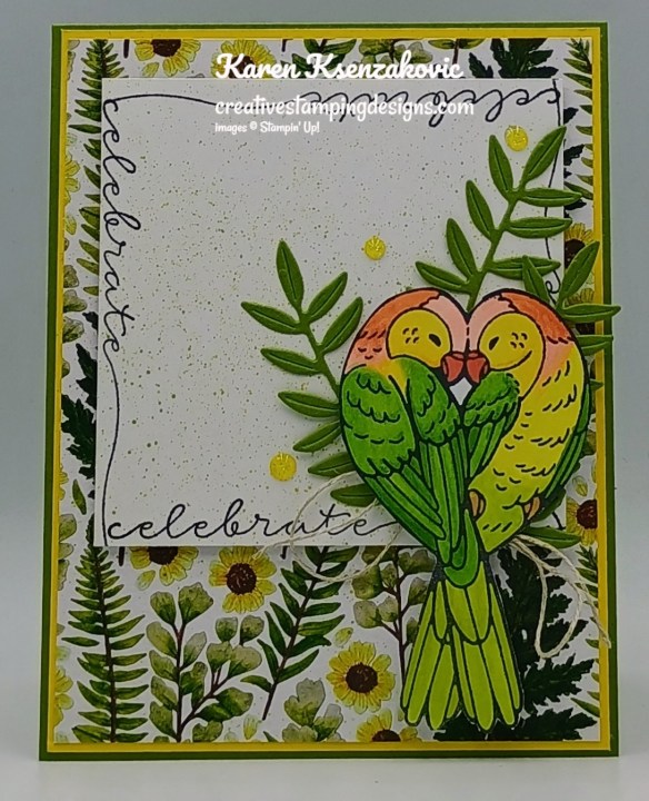 Stampin' Up! Feathered Fun Celebrate 2 creativestampingdesigns.com