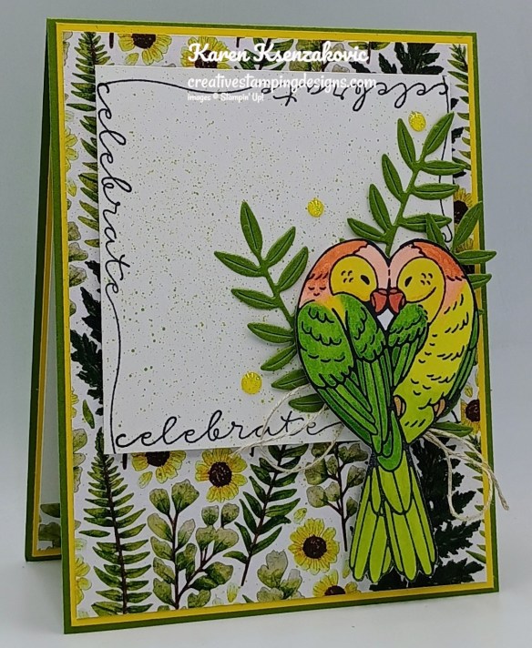 Stampin' Up! Feathered Fun Celebrate 3 creativestampingdesigns.com