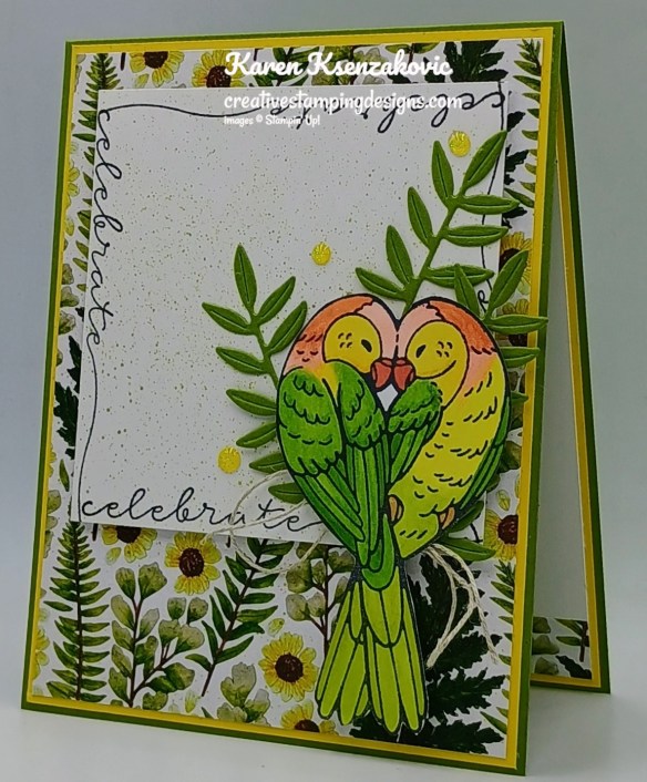 Stampin' Up! Feathered Fun Celebrate 4 creativestampingdesigns.com