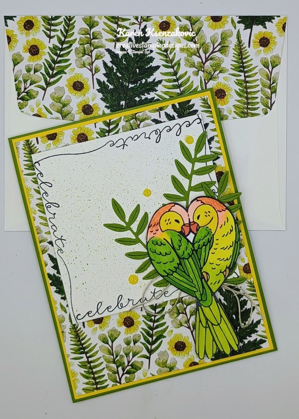 Stampin' Up! Feathered Fun Celebrate 7 creativestampingdesigns.com