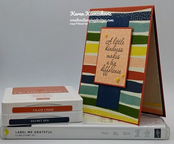 Stampin' Up! Label Me Grateful CAS 1 creativestampingdesigns.com