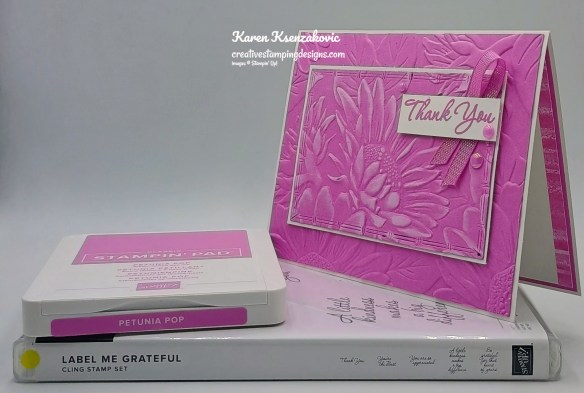 Stampin' Up! Label Me Grateful Sunflower 1 creativestampingdesigns.com