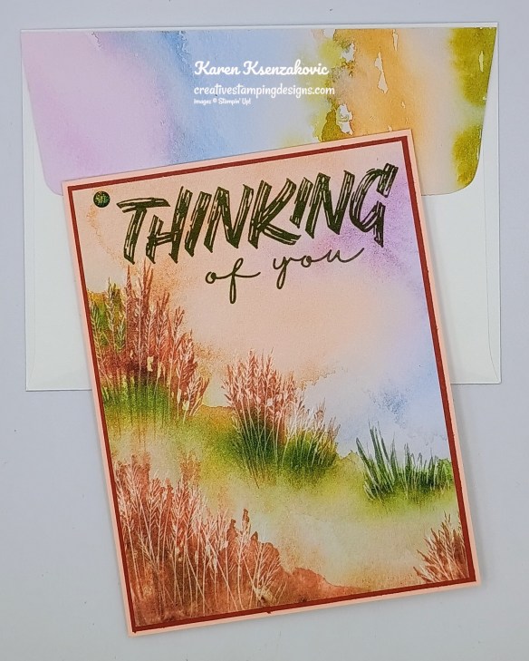 Stampin' Up! Layered Thoughts CAS 7 creativestampingdesigns.com