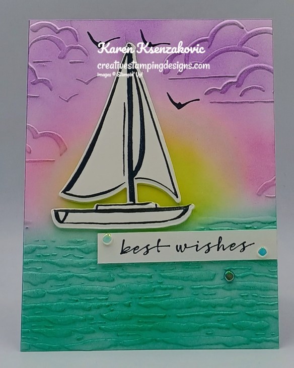 Stampin' Up! Sunrise Sailing Blended 2 creativestampingdesigns.com