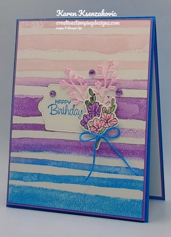 Stampin' Up! Year of Flowers Birthday 4 creativestampingdesigns.com