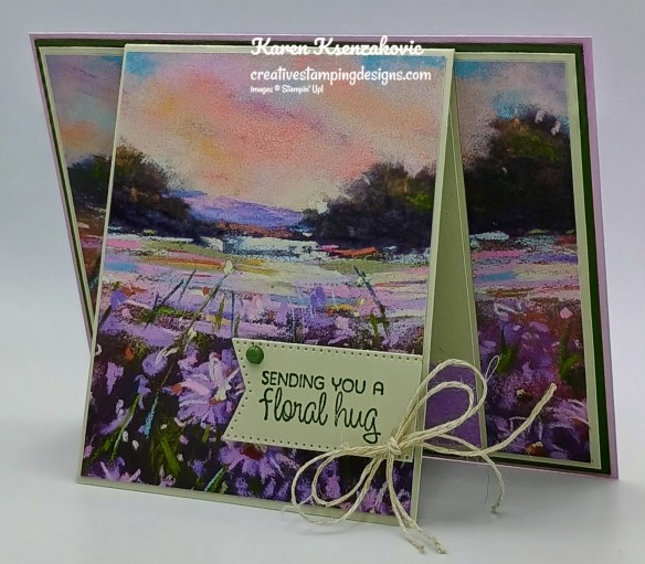 Stampin' Up! Year of Flowers Daisy Fun Fold 4 creativestampingdesigns.com