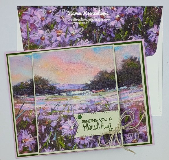 Stampin' Up! Year of Flowers Daisy Fun Fold 7 creativestampingdesigns.com