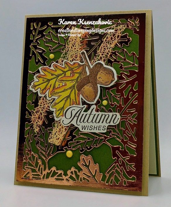 Stampin' Up! Amber Autumn  Foiled 4 creativestampingdesigns.com