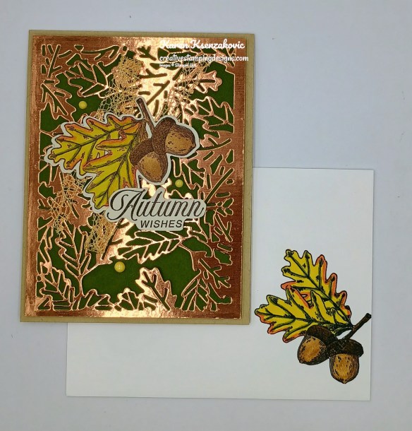 Stampin' Up! Amber Autumn  Foiled 6 creativestampingdesigns.com