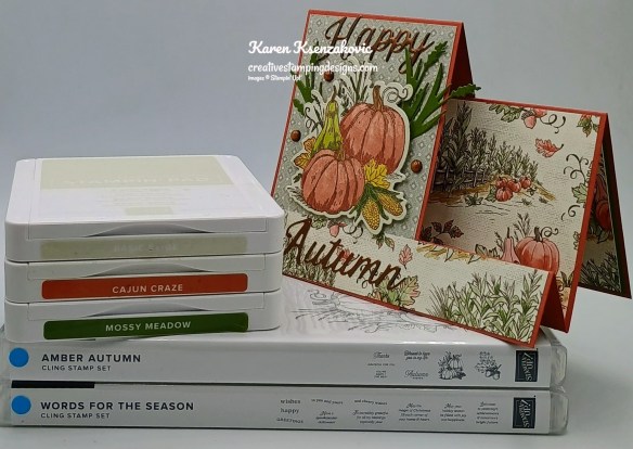 Stampin' Up! Amber Autumn Fun Fold 1 creativestampingdesigns.com