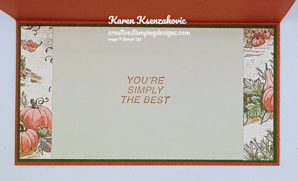 Stampin' Up! Amber Autumn Fun Fold 5 creativestampingdesigns.com