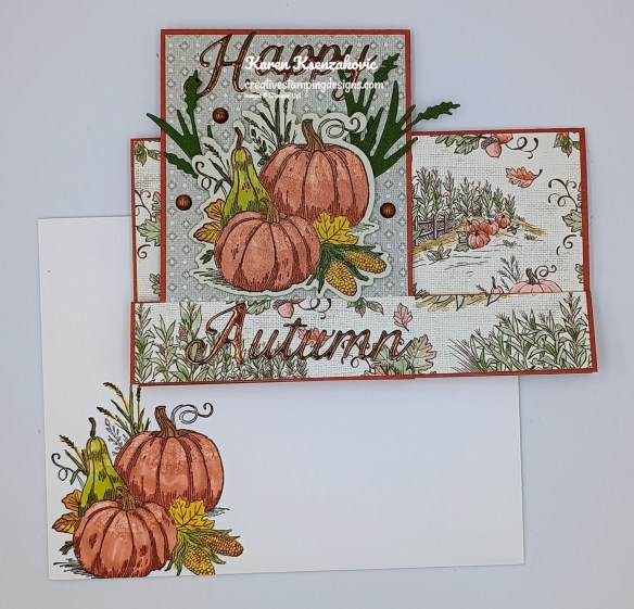 Stampin' Up! Amber Autumn Fun Fold 7 creativestampingdesigns.com