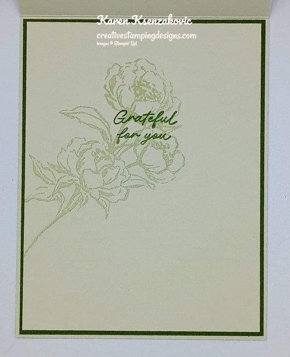 Stampin Up! Artistic Leaves Triple time 5 creativestampingdesigns.com