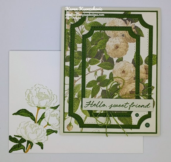Stampin Up! Artistic Leaves Triple time 6 creativestampingdesigns.com