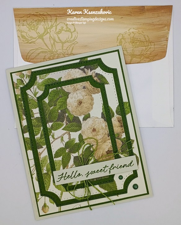 Stampin Up! Artistic Leaves Triple time 7 creativestampingdesigns.com